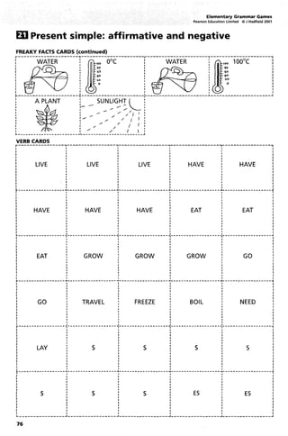 Elementary Grammar Games
