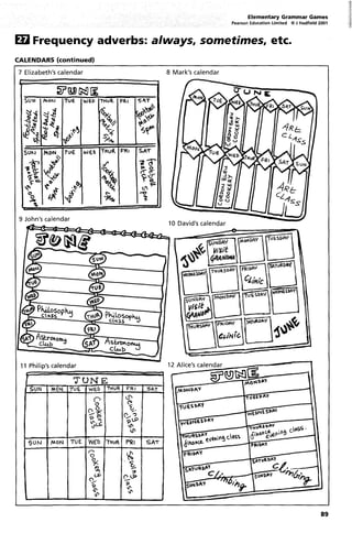 Elementary Grammar Games