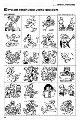 Elementary Grammar Games