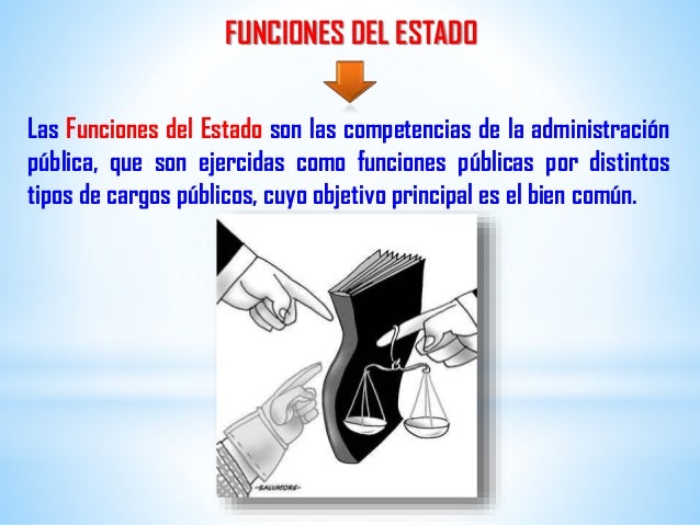 Resultado de imagen para FUNCIONES DE ESTADO