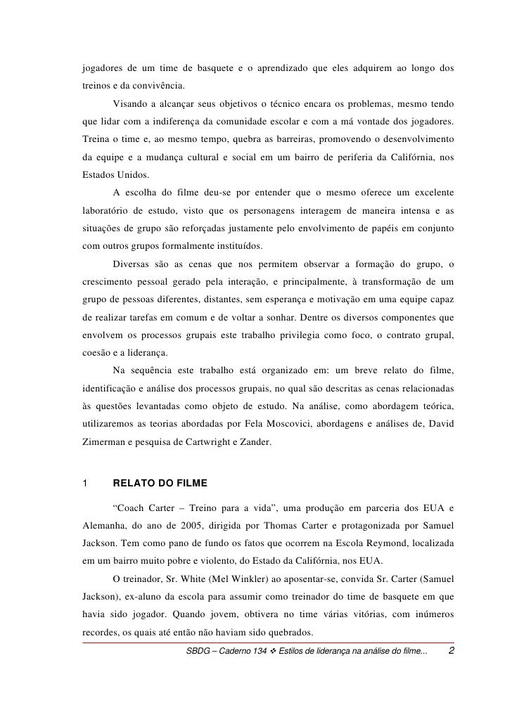 Estilos de liderança no filme Estilos de liderança no filme