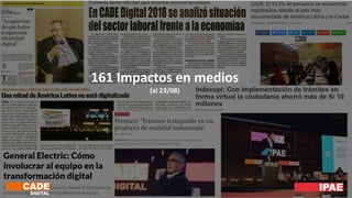 161 Impactos en medios
(al 23/08)
 