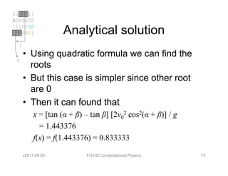 03 finding roots | PDF