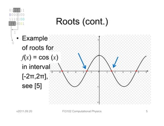 Root Interval 03 finding roots | PDF