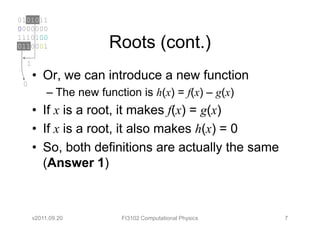 03 finding roots | PDF