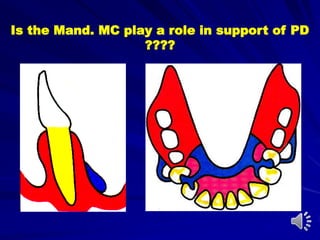 Is the Mand. MC play a role in support of PD
????
 