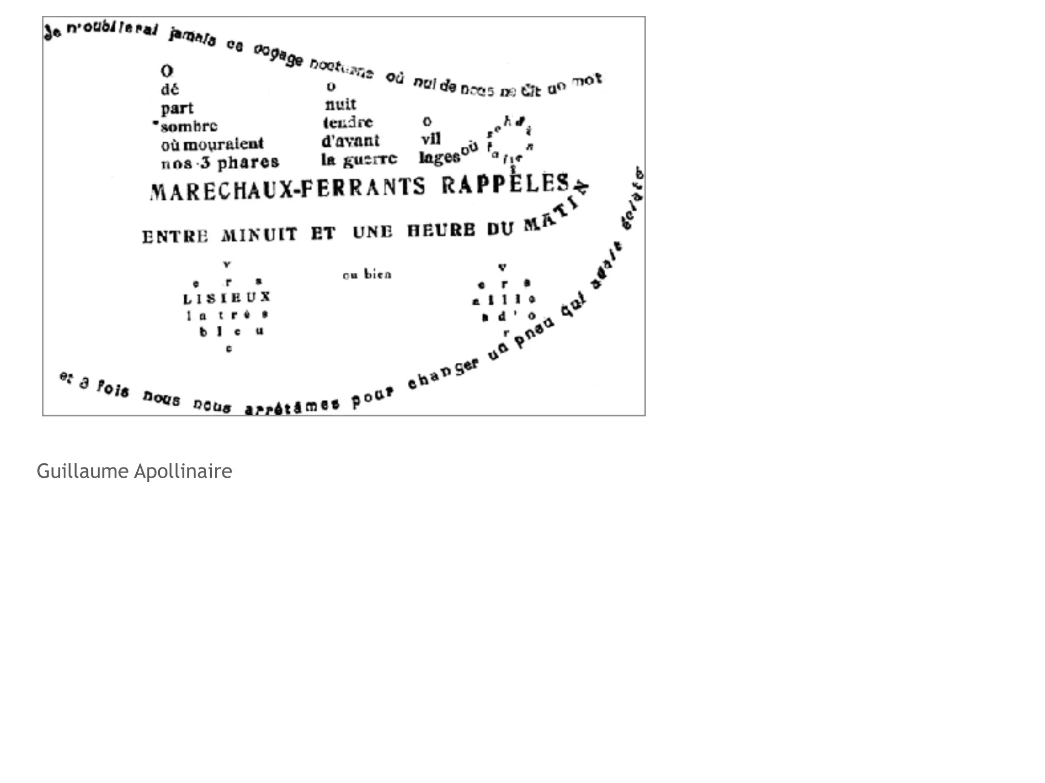 Guillaume Apollinaire 
 