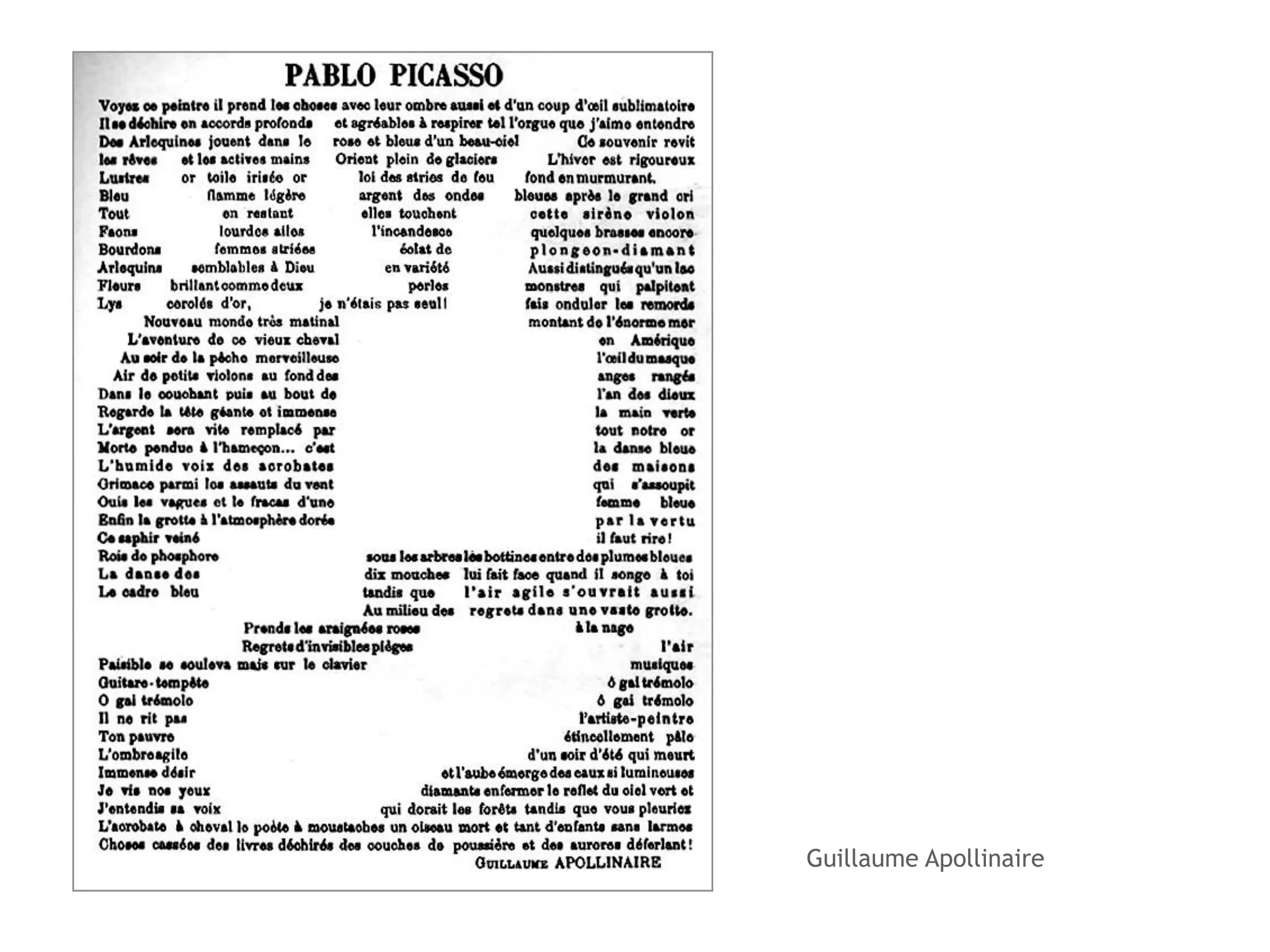 Guillaume Apollinaire 
 