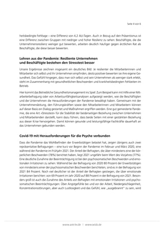 Pressestatement von Helmut Schröder (stellv. Geschäftsführer WIdO) zum Fehlzeiten-Report 2021