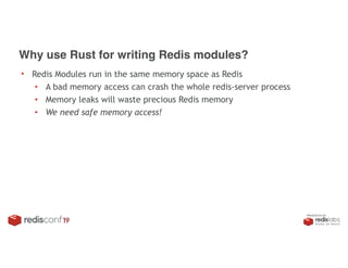Writing Redis Modules In Rust: Gavrie Philipson | PDF
