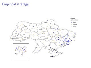 Empirical strategy
 
