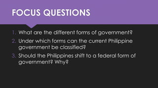 Government: Definition and Forms | PDF