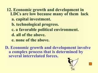 03 growth and the less-developed countries | PPT