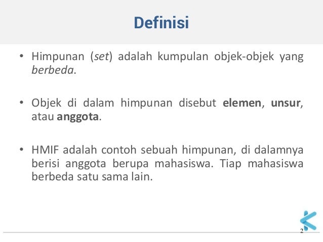 Matematika Diskrit - 03 himpunan - 01