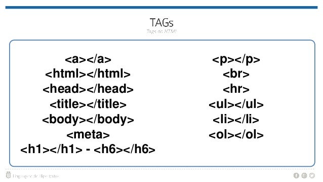 HTML - HyperText Markup Language - 3