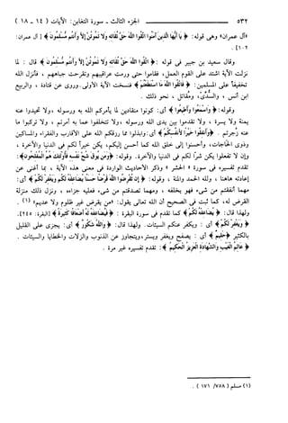 مختصر تفسير ابن كثير للعلامة المحقق أحمد شاكر (مفهرس)