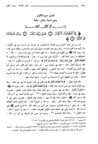 مختصر تفسير ابن كثير للعلامة المحقق أحمد شاكر (مفهرس)