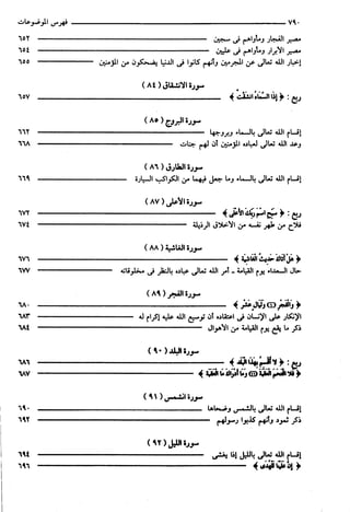 مختصر تفسير ابن كثير للعلامة المحقق أحمد شاكر (مفهرس)