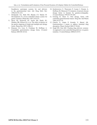 Tim Rhodes Formulation Formulation and Evaluation of Gas Powered Systems of Cefepime Tablets ...