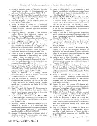 Manoa Method Phytopharmacological Review on Date Palm (Phoenix dactylifera Linn) | PDF