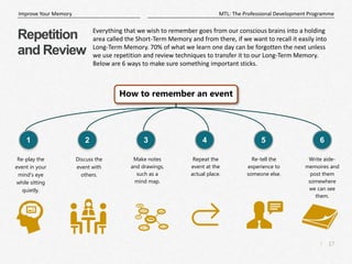 Improve Your Memory | PPTX
