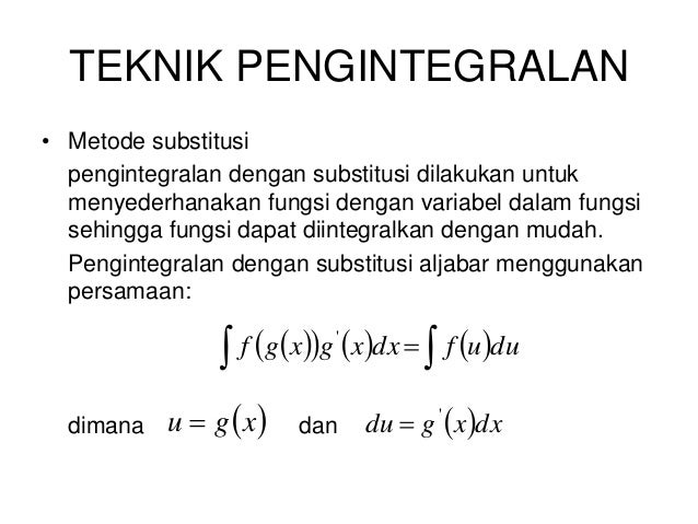 03 Integral Tak Tentu