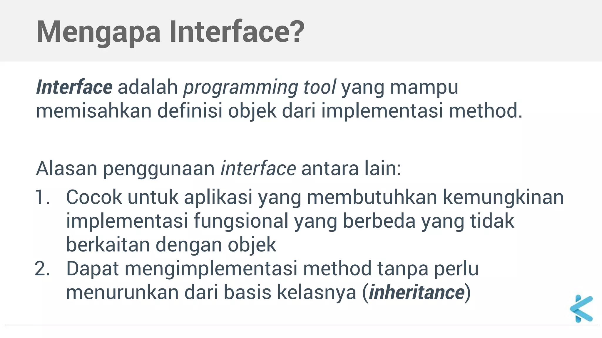OOP - Interface | PDF