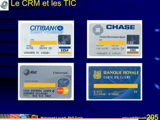 Mohamed Louadi, PhD Tunis mlouadi@louadi.com205
Le CRM et les TIC
 