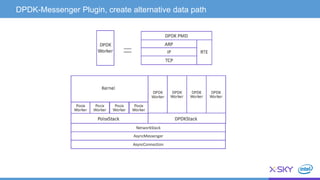 DPDK-Messenger Plugin, create alternative data path
 