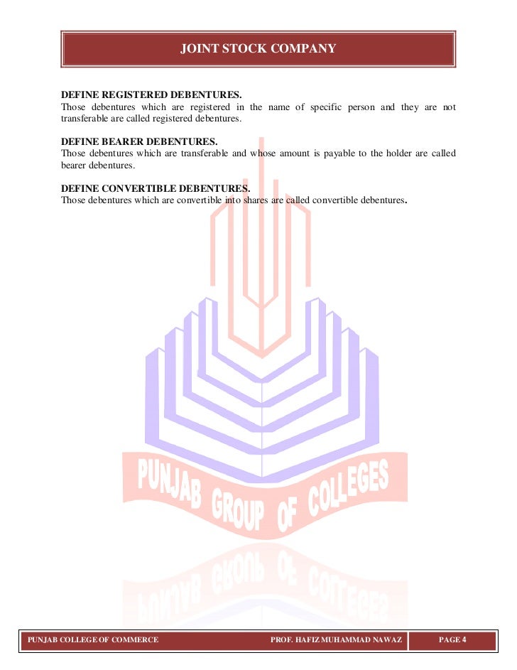 03 joint stock company