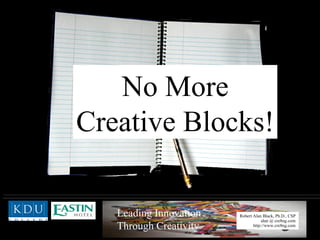No More Creative Blocks! 