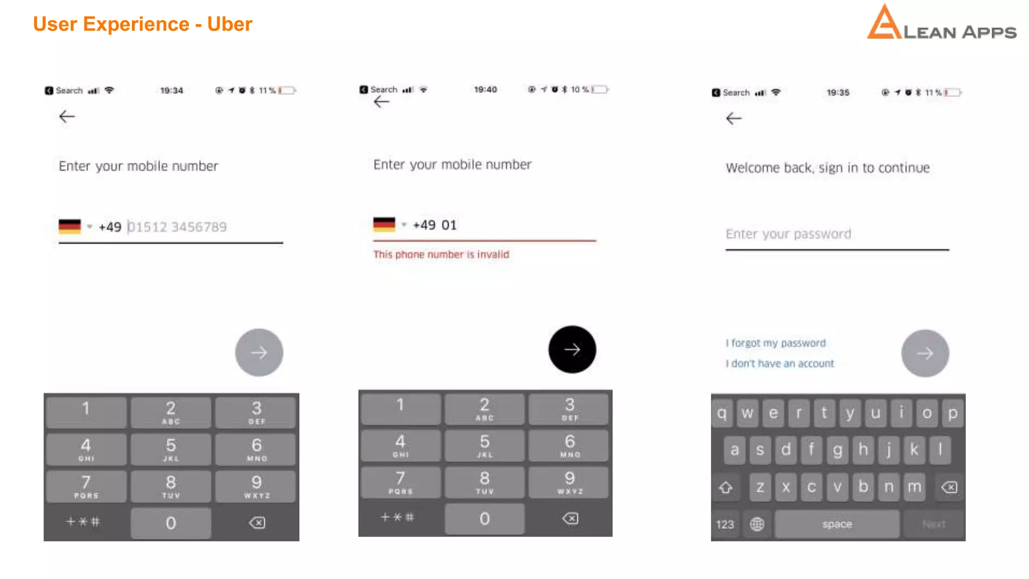 User Experience - Uber
 