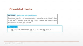 limits calculus for higher education 1234 | PPTX