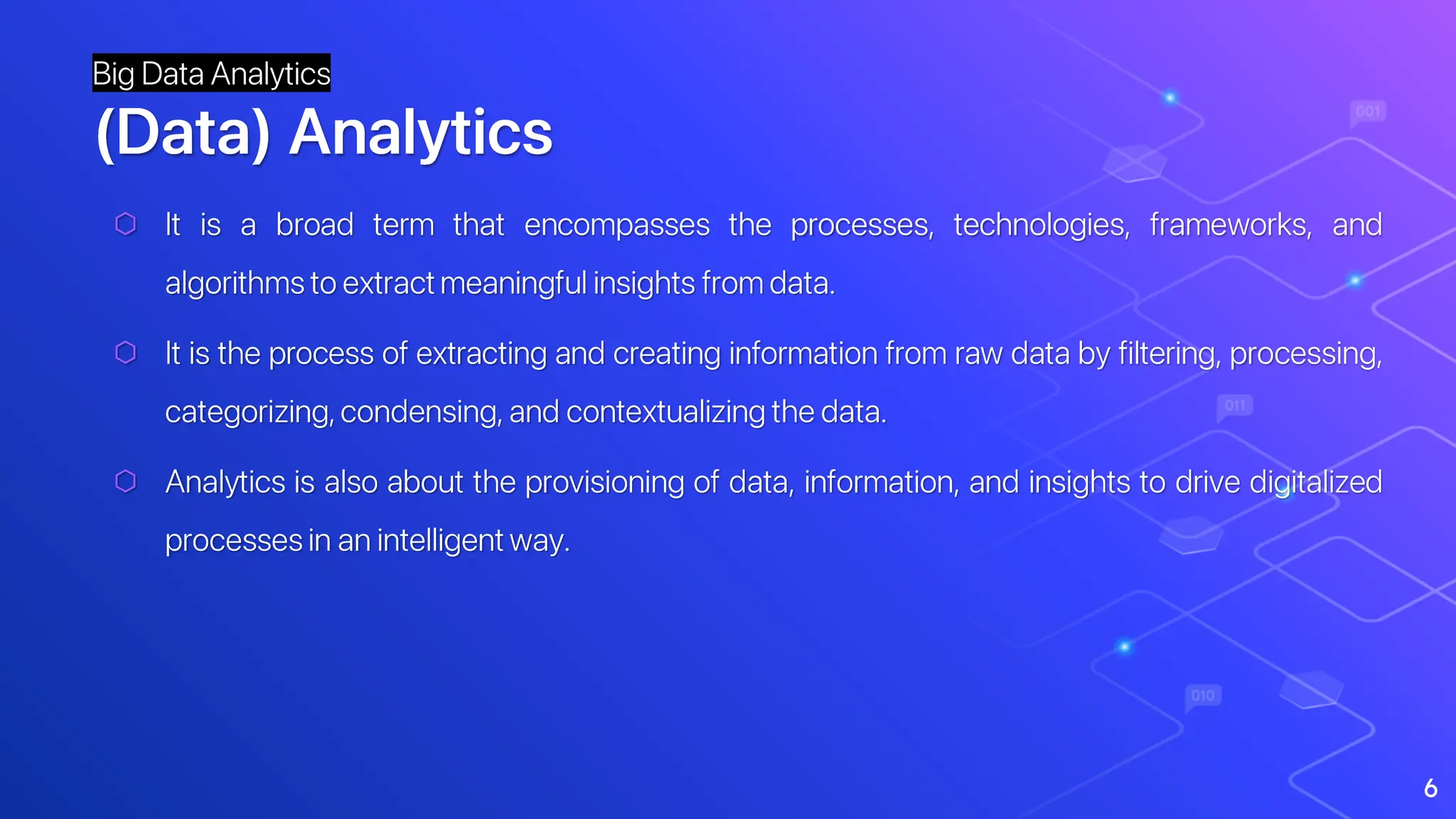 Big Data Analytics - Living in the IT Era | PPT