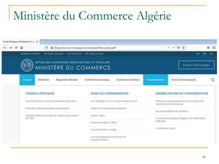 Ministère du Commerce Algérie
91
 