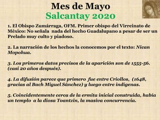 FIN DE LA
CLASE
Mes de Mayo
Salcantay 2020
 