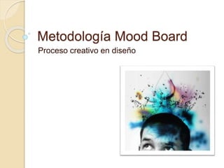 Metodología Mood Board 
Proceso creativo en diseño 
 