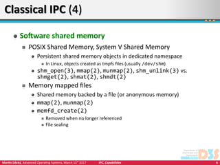 IPC in Microkernel Systems, Capabilities | PDF