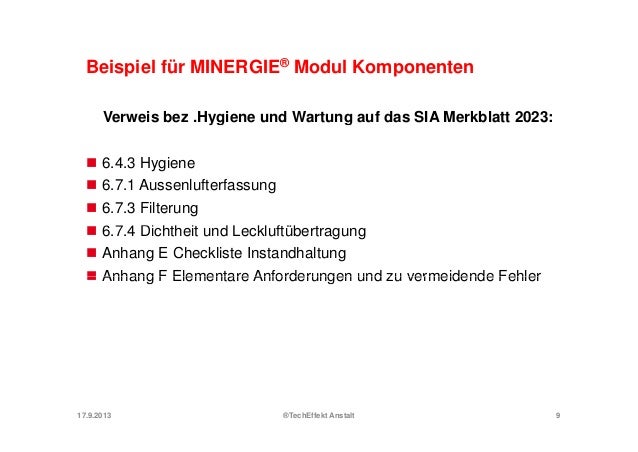 Minergie Modul Komfortluftung Vorteile Und Grenzen