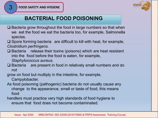 FOOD SAFETY AND HYEGIENE AWARENESS TRAINING | PPT
