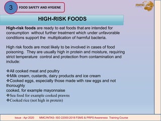 FOOD SAFETY AND HYEGIENE AWARENESS TRAINING | PPT