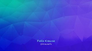 Felix Krause
@KrauseFx
 