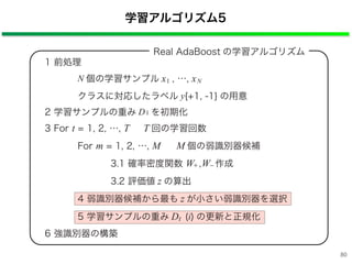 学習アルゴリズム5
80
 