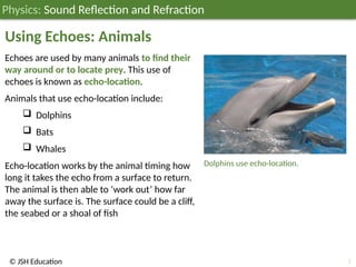 JSH03P003 Sound Reflection and Refraction; Physics Education ages 11-14 ...