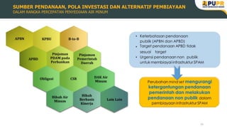 [03] Pak Anang - Direktur Air Minum PUPR Bahan Tayangan Rakorteknas ...