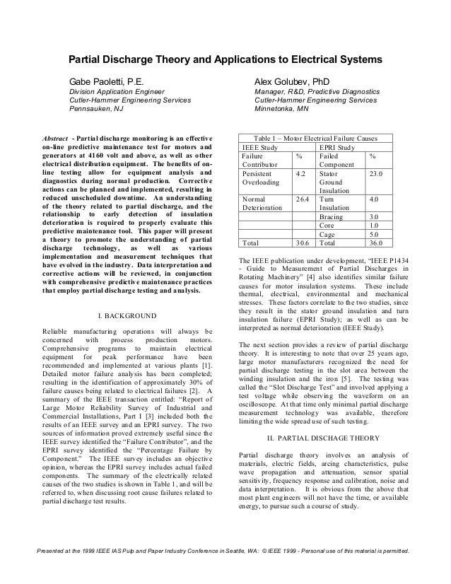 Phd thesis partial discharge