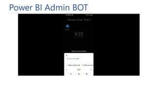 Power BI Admin Features & REST API | PPT