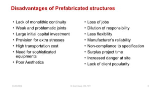 Lacking Structure 03Prefabricated Structures important studies | PPTX