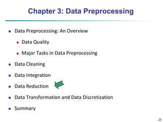 Data Mining: Concepts and Techniques (3rd ed.) - Chapter 3 ...
