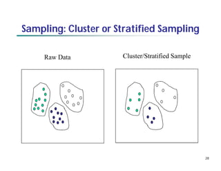 28
Sampling: Cluster or Stratified Sampling
Raw Data Cluster/Stratified Sample
 